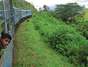 Sri Lanka cestovanie vlakom